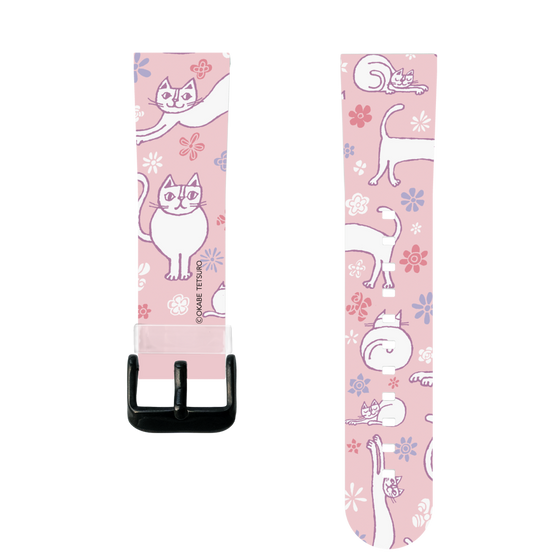 スマートウォッチクリアバンド［ おかべてつろう - こころ咲く日 ］