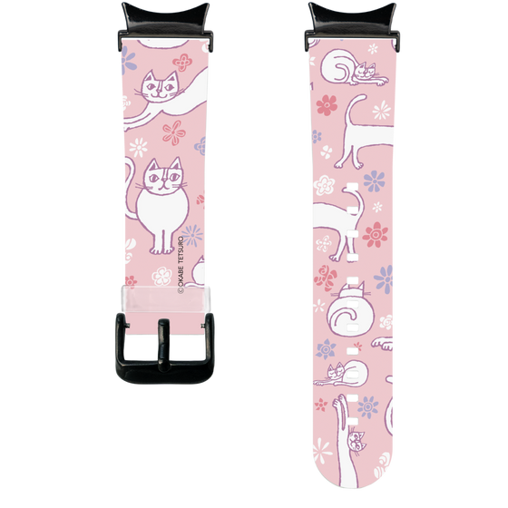 スマートウォッチクリアバンド［ おかべてつろう - こころ咲く日 ］