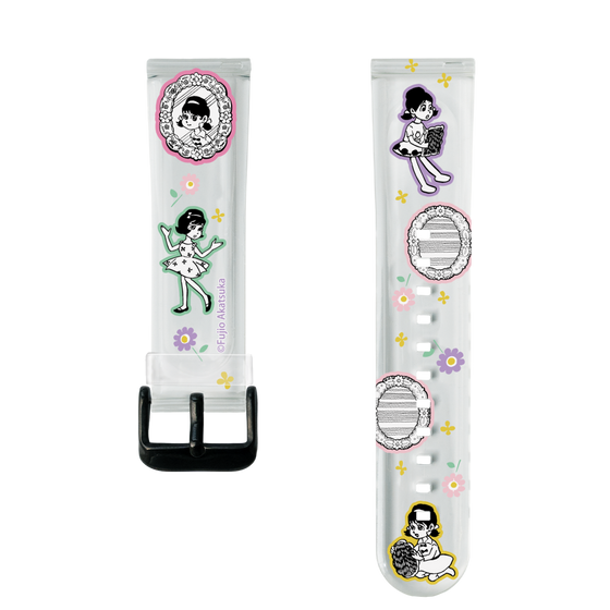 スマートウォッチクリアバンド［ ひみつのアッコちゃん - ステッカー ］