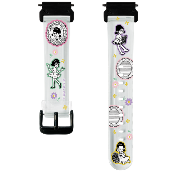 スマートウォッチクリアバンド［ ひみつのアッコちゃん - ステッカー ］