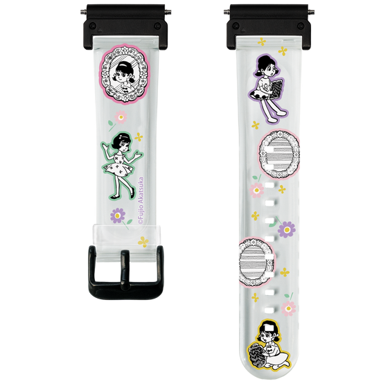 スマートウォッチクリアバンド［ ひみつのアッコちゃん - ステッカー ］