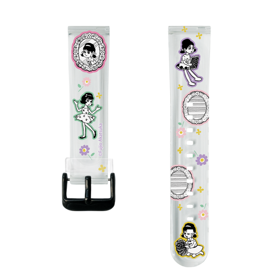 スマートウォッチクリアバンド［ ひみつのアッコちゃん - ステッカー ］