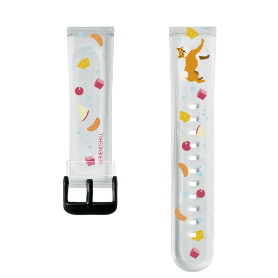 スマートウォッチクリアバンド［ 柴田さん - フルーツポンチ ］