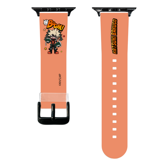 スマートウォッチクリアバンド［ 僕のヒーローアカデミア - ミニキャラ - 爆豪 勝己 ］
