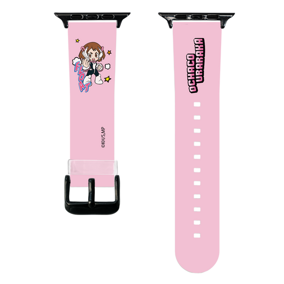 スマートウォッチクリアバンド［ 僕のヒーローアカデミア - ミニキャラ - 麗日 お茶子 ］