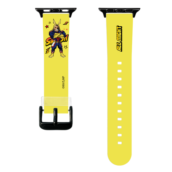 スマートウォッチクリアバンド［ 僕のヒーローアカデミア - ミニキャラ - オールマイト ］