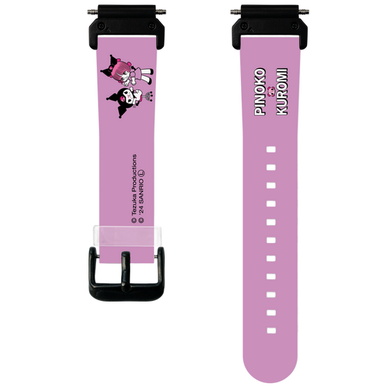 スマートウォッチクリアバンド［ ピノコ×サンリオキャラクターズ - ピノコ×クロミ ］
