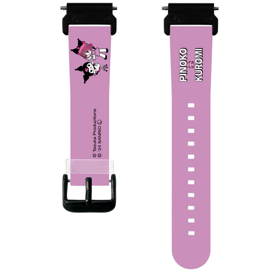 スマートウォッチクリアバンド［ ピノコ×サンリオキャラクターズ - ピノコ×クロミ ］