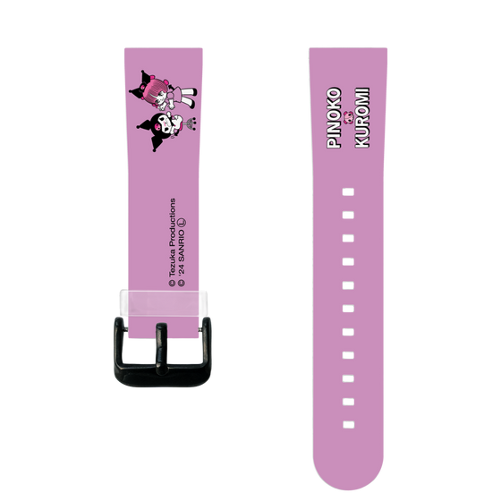 スマートウォッチクリアバンド［ ピノコ×サンリオキャラクターズ - ピノコ×クロミ ］
