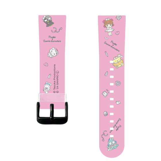 スマートウォッチクリアバンド［ ピノコ×サンリオキャラクターズ - お医者さんごっこ ］