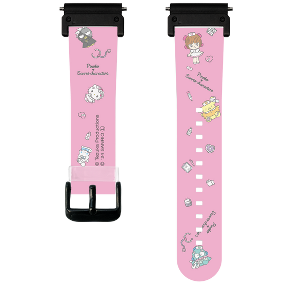 スマートウォッチクリアバンド［ ピノコ×サンリオキャラクターズ - お医者さんごっこ ］