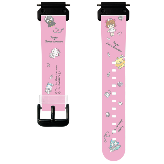 スマートウォッチクリアバンド［ ピノコ×サンリオキャラクターズ - お医者さんごっこ ］