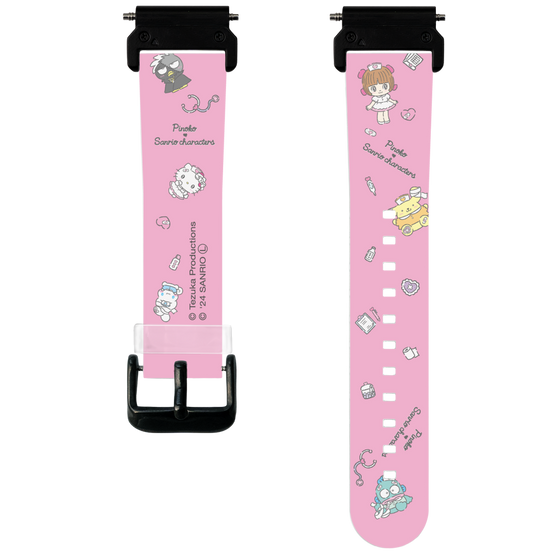 スマートウォッチクリアバンド［ ピノコ×サンリオキャラクターズ - お医者さんごっこ ］