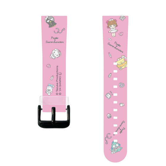 スマートウォッチクリアバンド［ ピノコ×サンリオキャラクターズ - お医者さんごっこ ］