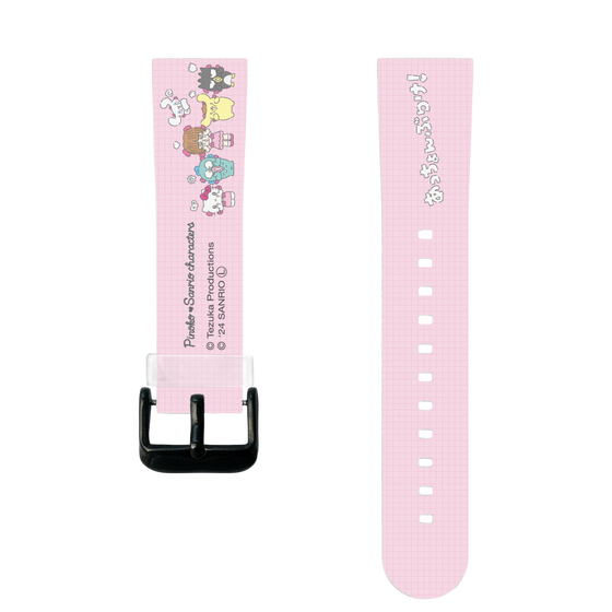 スマートウォッチクリアバンド［ ピノコ×サンリオキャラクターズ - 仲良し ］