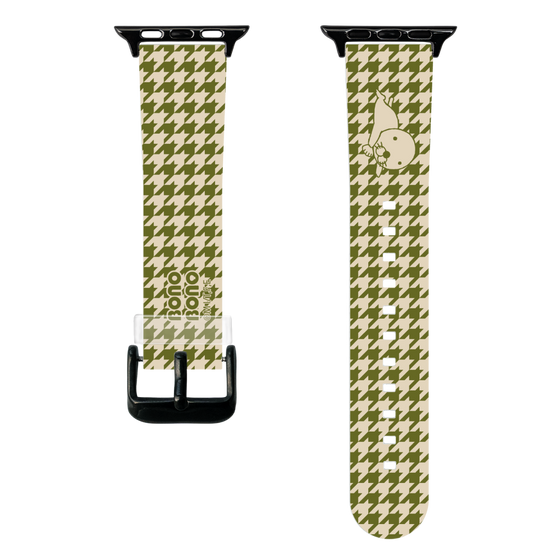 スマートウォッチクリアバンド［ ぼのぼの - ワントーン - カーキ ］