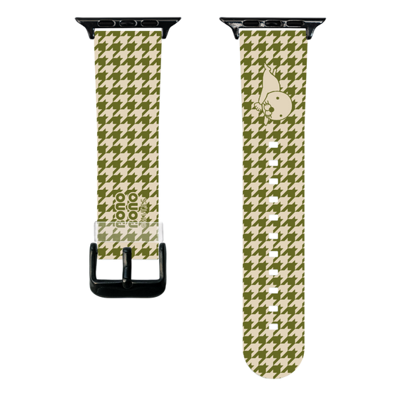 スマートウォッチクリアバンド［ ぼのぼの - ワントーン - カーキ ］