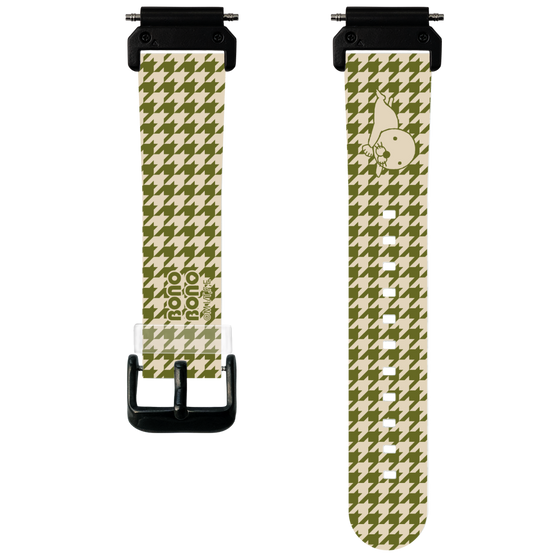 スマートウォッチクリアバンド［ ぼのぼの - ワントーン - カーキ ］