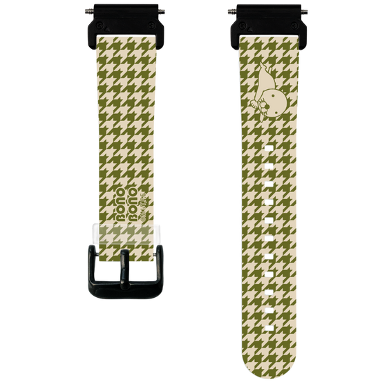 スマートウォッチクリアバンド［ ぼのぼの - ワントーン - カーキ ］