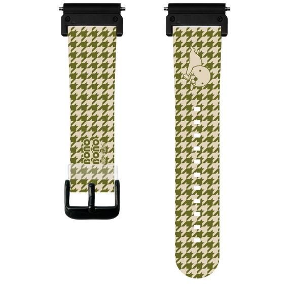 スマートウォッチクリアバンド［ ぼのぼの - ワントーン - カーキ ］