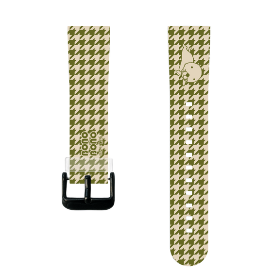 スマートウォッチクリアバンド［ ぼのぼの - ワントーン - カーキ ］