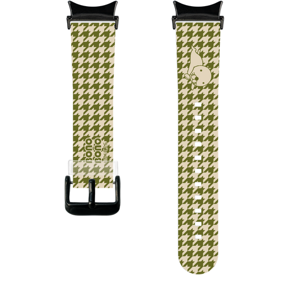 スマートウォッチクリアバンド［ ぼのぼの - ワントーン - カーキ ］