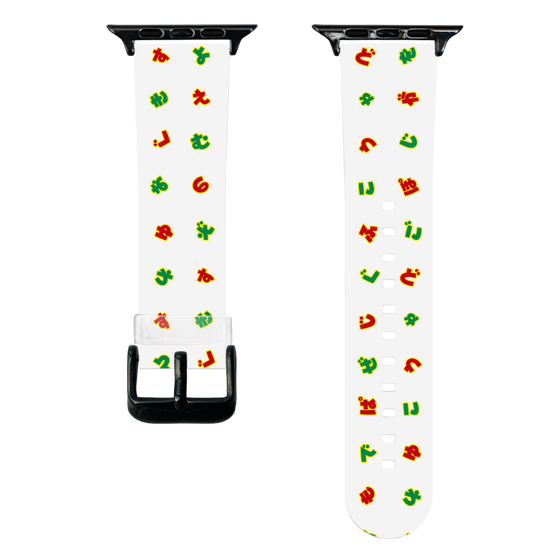 スマートウォッチクリアバンド［ カルビー - じゃがりこフォント ］