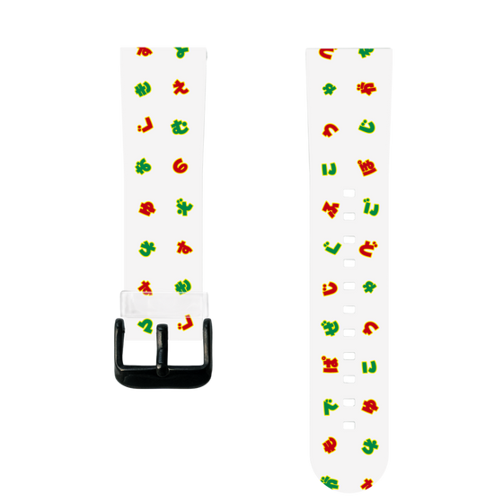 スマートウォッチクリアバンド［ カルビー - じゃがりこフォント ］