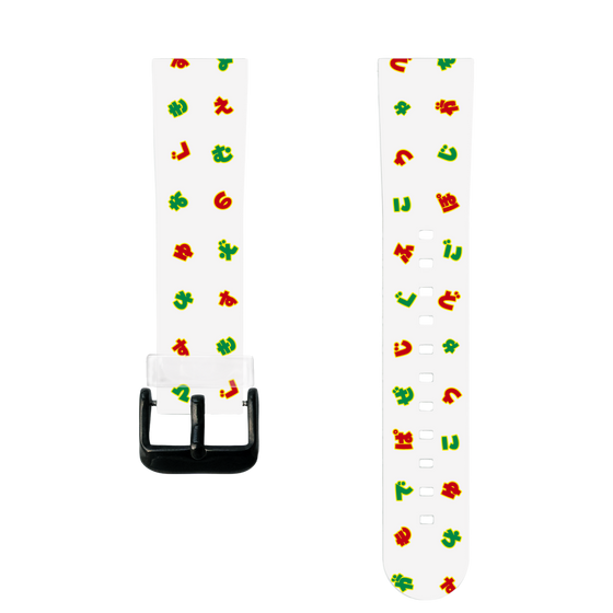 スマートウォッチクリアバンド［ カルビー - じゃがりこフォント ］