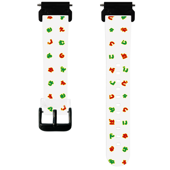 スマートウォッチクリアバンド［ カルビー - じゃがりこフォント ］