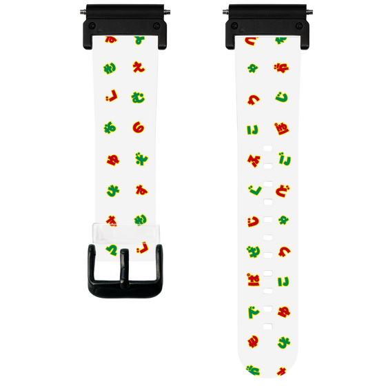 スマートウォッチクリアバンド［ カルビー - じゃがりこフォント ］