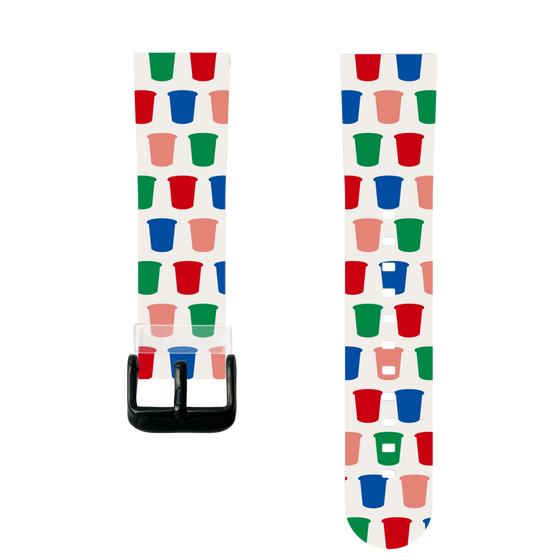 スマートウォッチクリアバンド［ カルビー - じゃがりこパッケージ - シルエット ］