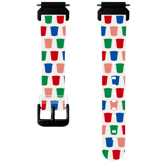 スマートウォッチクリアバンド［ カルビー - じゃがりこパッケージ - シルエット ］