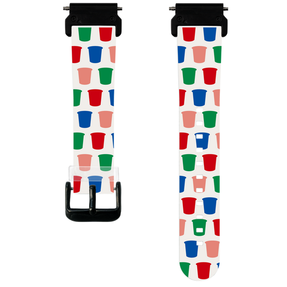 スマートウォッチクリアバンド［ カルビー - じゃがりこパッケージ - シルエット ］