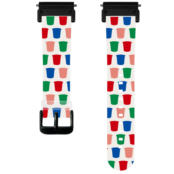 スマートウォッチクリアバンド［ カルビー - じゃがりこパッケージ - シルエット ］