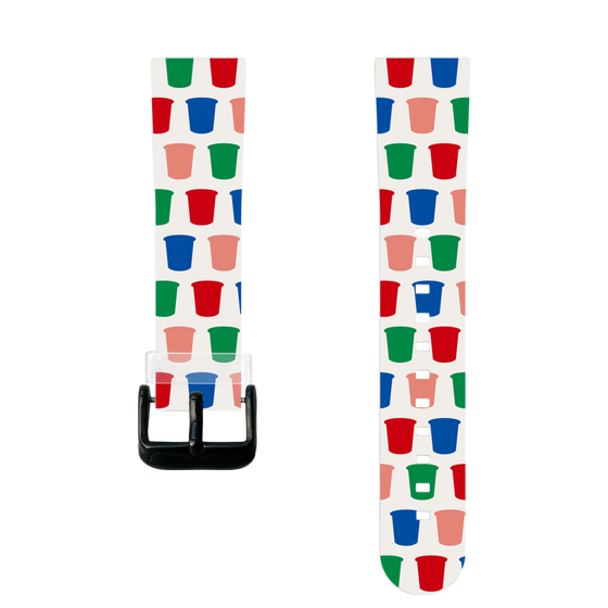 スマートウォッチクリアバンド［ カルビー - じゃがりこパッケージ - シルエット ］