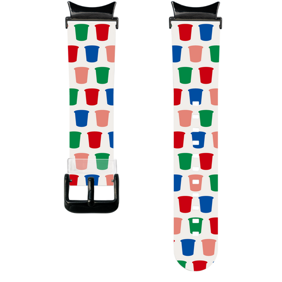 スマートウォッチクリアバンド［ カルビー - じゃがりこパッケージ - シルエット ］