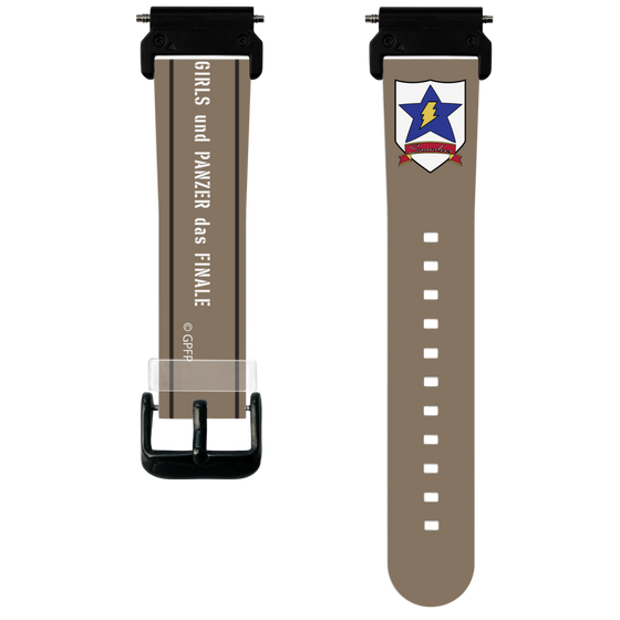 スマートウォッチクリアバンド［ ガールズ＆パンツァー - サンダース大学付属高校 ］