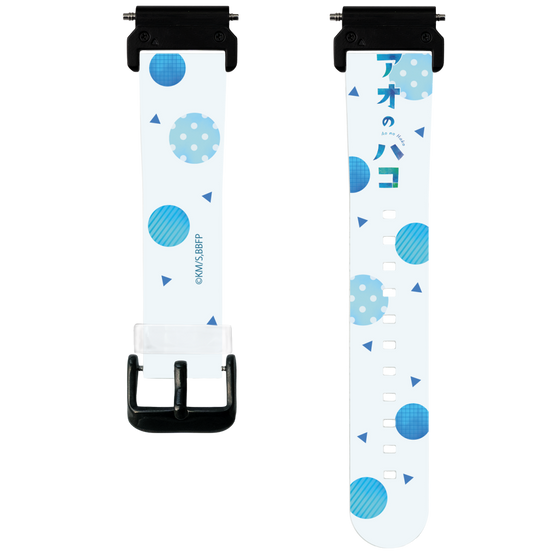 スマートウォッチクリアバンド［ アオのハコ - ロゴ ］