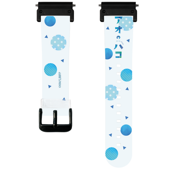 スマートウォッチクリアバンド［ アオのハコ - ロゴ ］