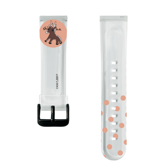 スマートウォッチクリアバンド［ アオのハコ -千夏画伯の鹿 ］