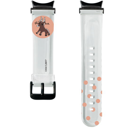 スマートウォッチクリアバンド［ アオのハコ -千夏画伯の鹿 ］