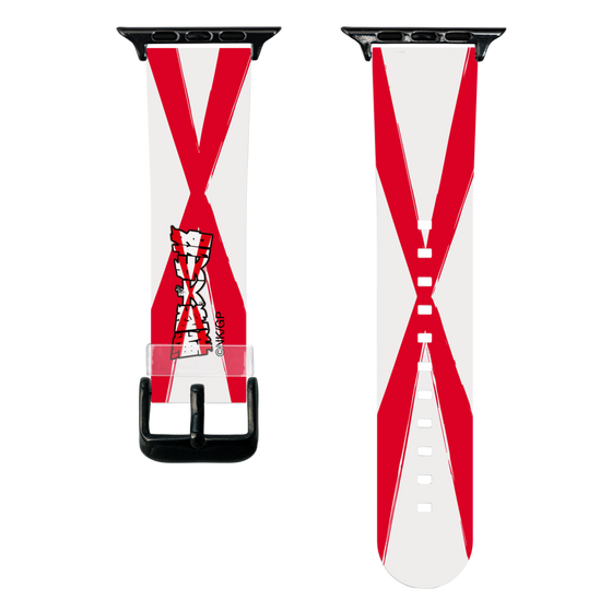 スマートウォッチクリアバンド［ 戦隊大失格 - ロゴ - ホワイト ］