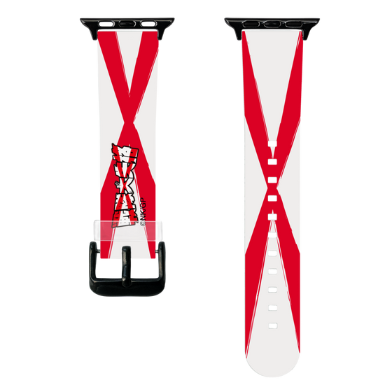 スマートウォッチクリアバンド［ 戦隊大失格 - ロゴ - ホワイト ］