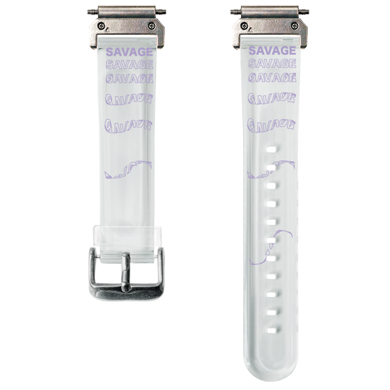 スマートウォッチクリアバンド［ SAVAGE Purple ］