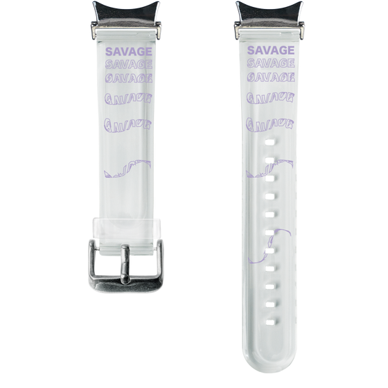 スマートウォッチクリアバンド［ SAVAGE Purple ］