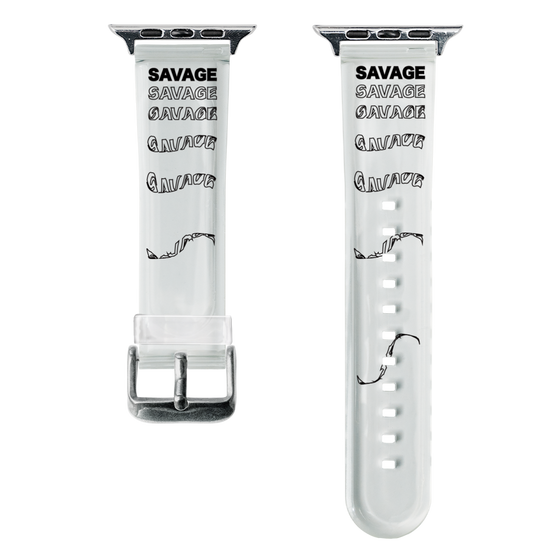 スマートウォッチクリアバンド［ SAVAGE Black ］