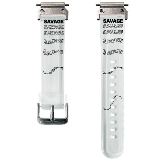 スマートウォッチクリアバンド［ SAVAGE Black ］