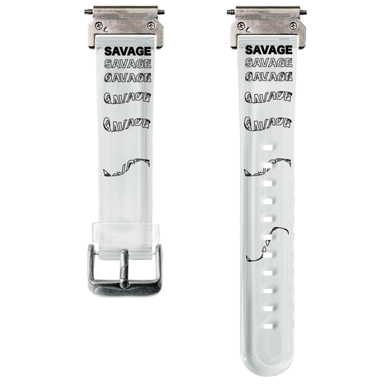 スマートウォッチクリアバンド［ SAVAGE Black ］