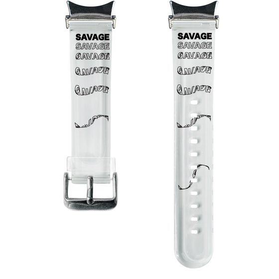 スマートウォッチクリアバンド［ SAVAGE Black ］
